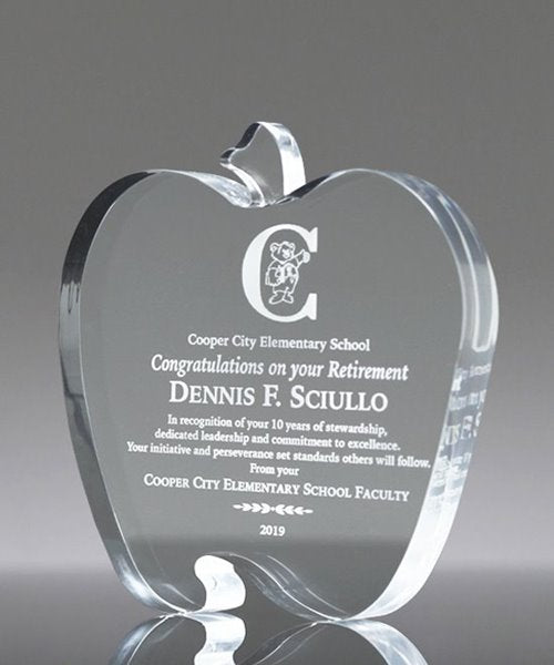 Acrylic Apple Cutout