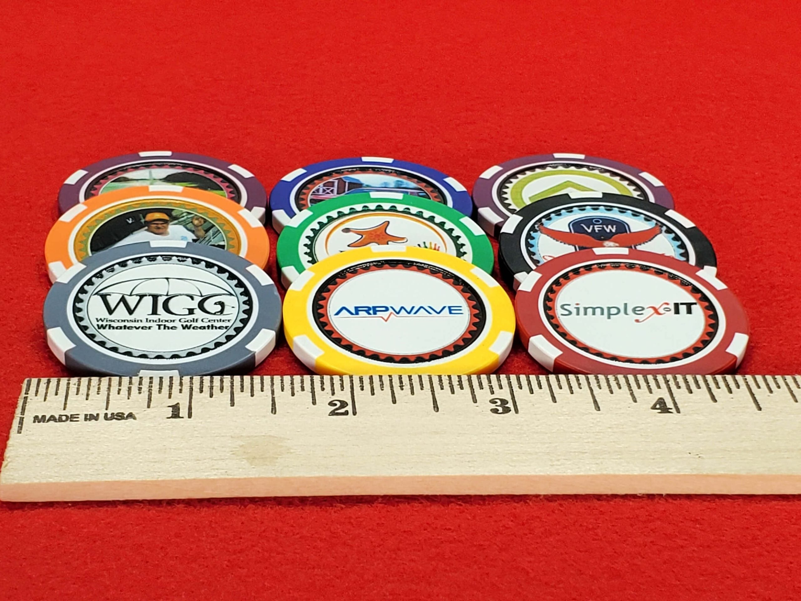 Personalized Direct Print Poker Chips – Includes 100 Poker Chips
