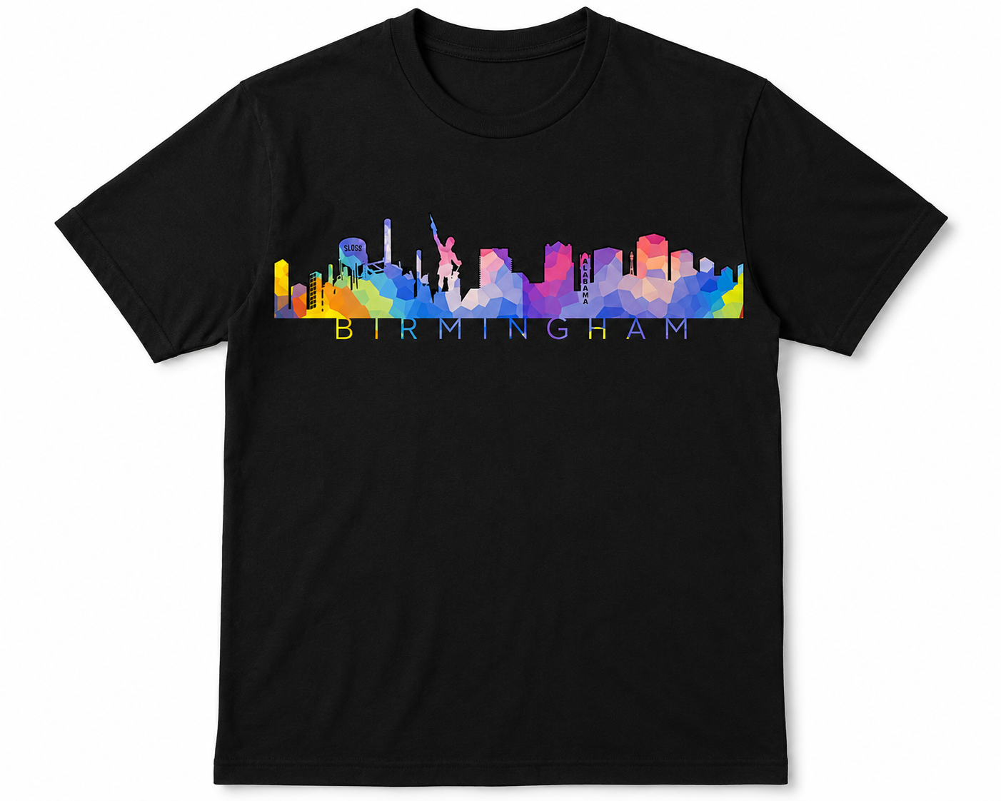 Birmingham Skyline Graphic T-Shirt | Magic City Pride Tee