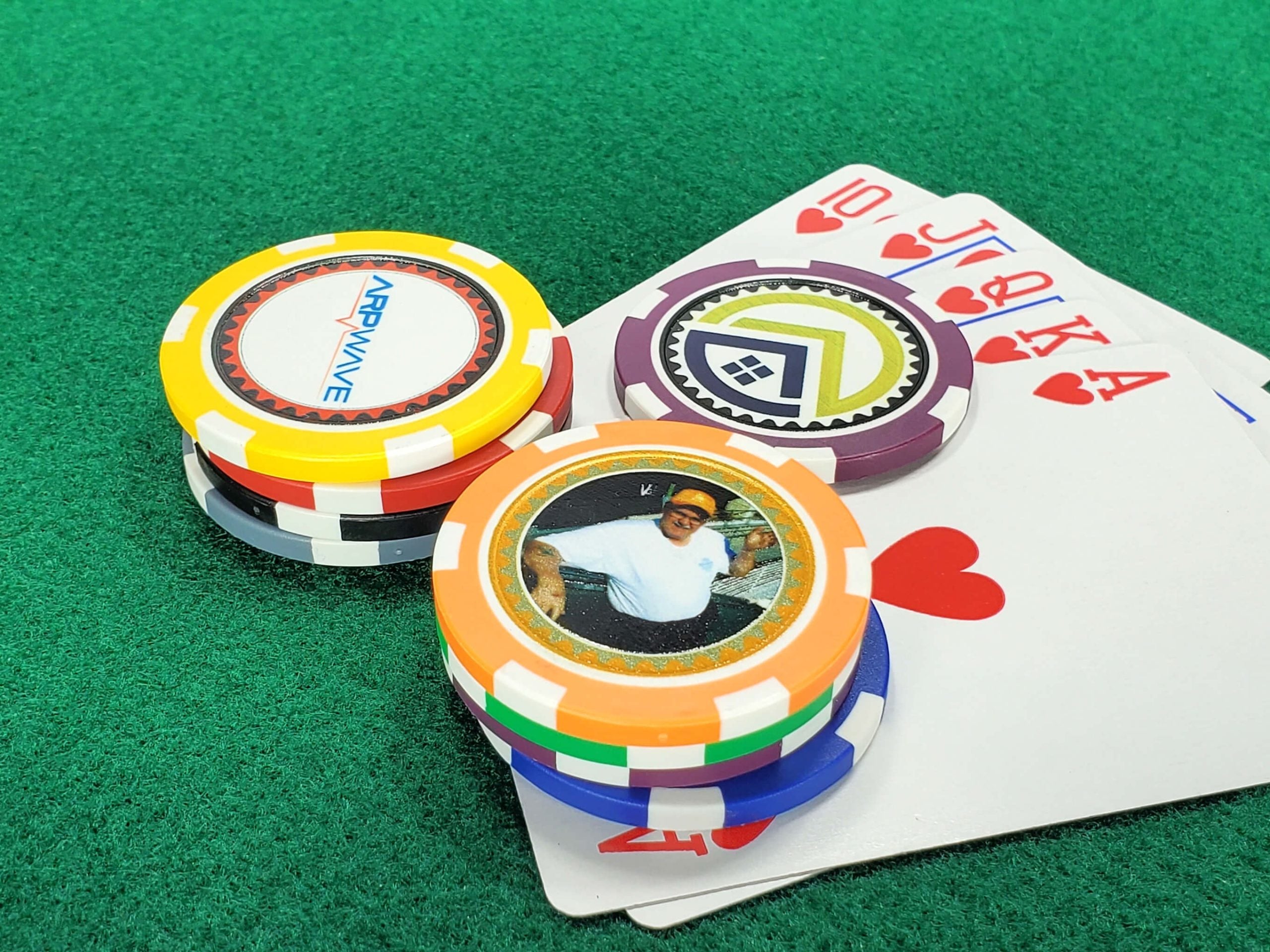 Personalized Direct Print Poker Chips – Includes 100 Poker Chips