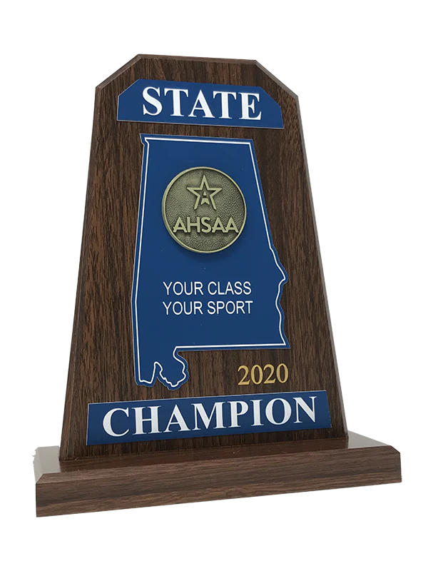 AHSAA State Champion, 9"